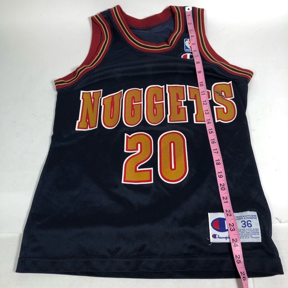 Vintage 90’s NBA Nuggets Ellis Jersey basketball - Picture 5 of 8